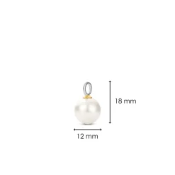 Ti Sento Charms et perles 9236PW-H - Argent, plaqué or | Femme Charms