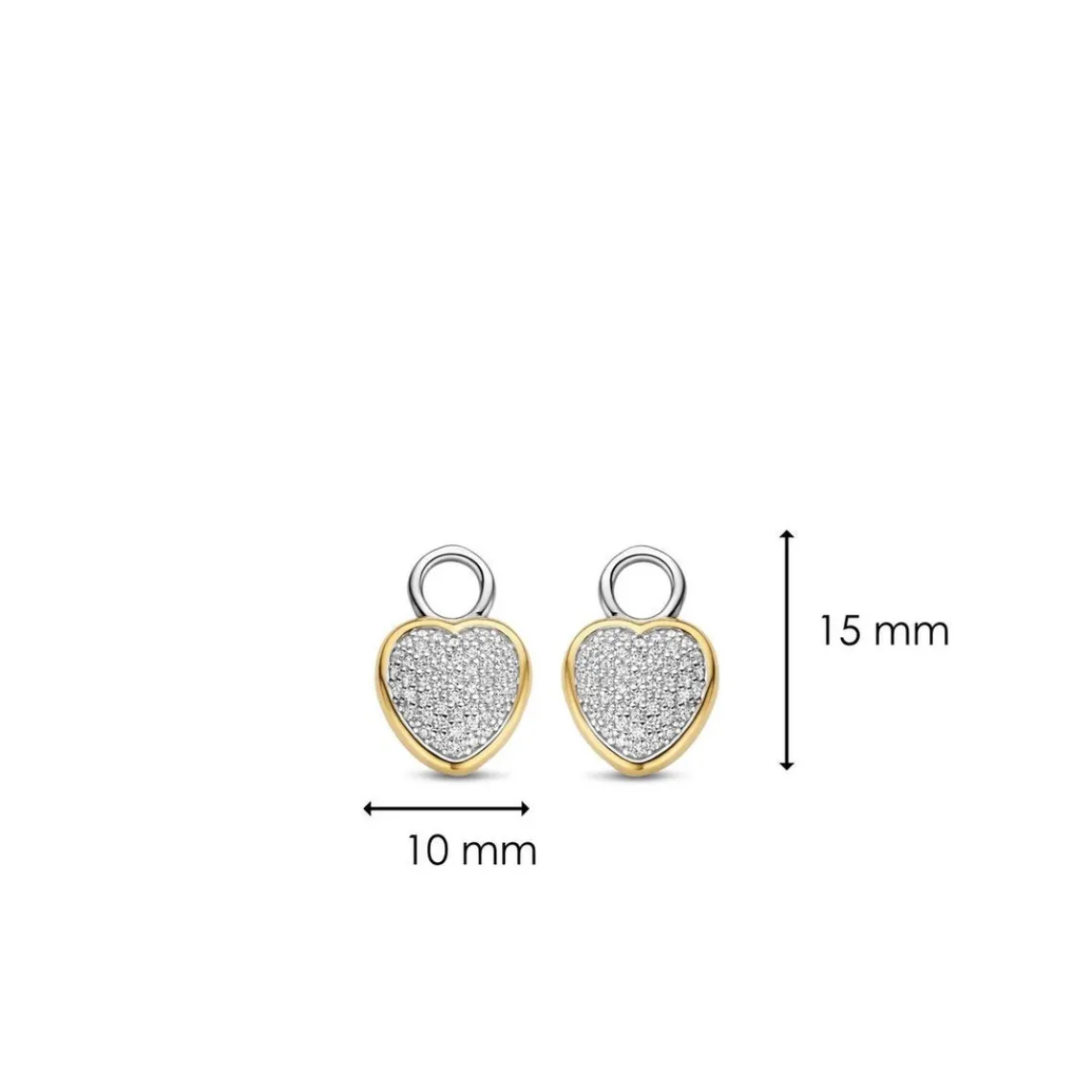 Ti Sento Charms et perles 9232ZY- Argent, plaqué or | Femme Charms