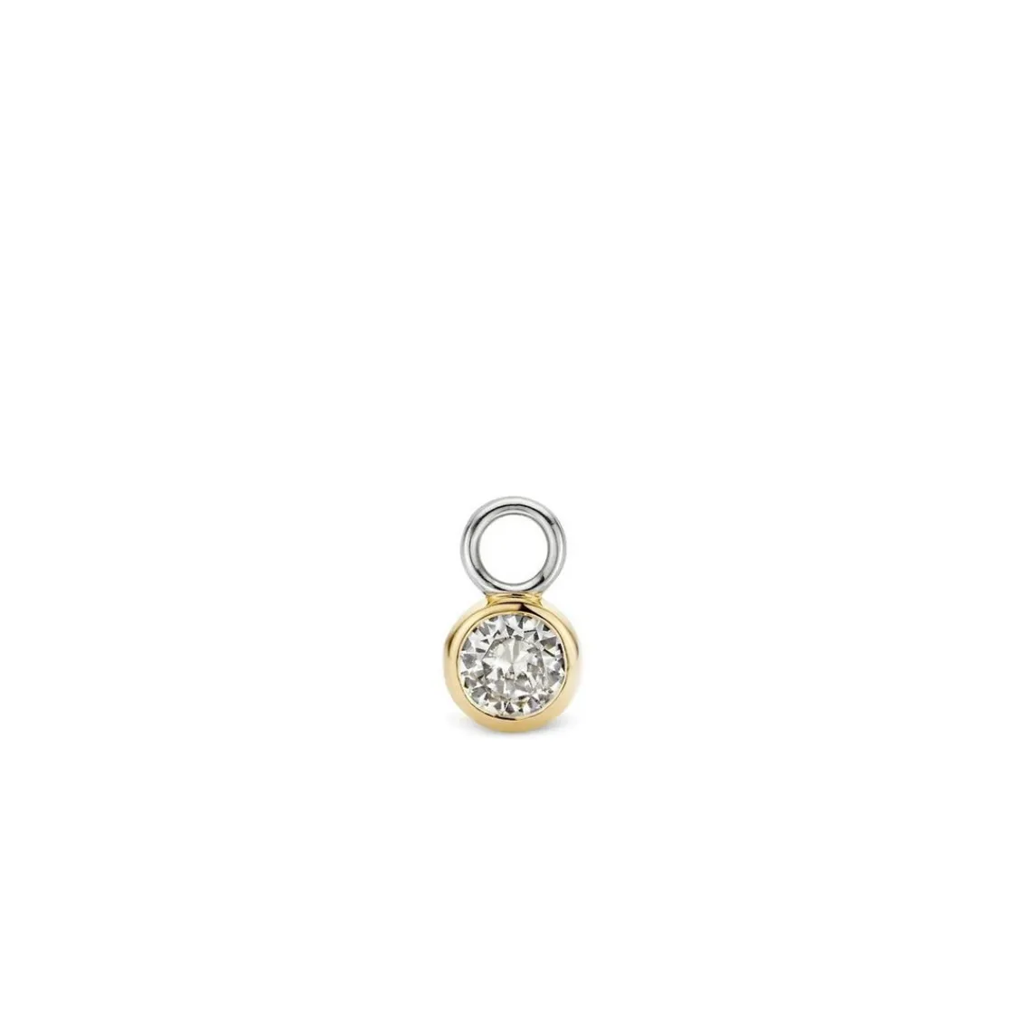 Ti Sento Charms et perles 9180ZY-H - Argent, plaqué or | Femme Boucles D'Oreilles