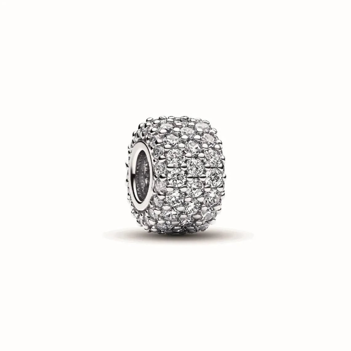 Pandora Charm Triple Rang Pavé Scintillant - Moments Argent | Femme Charms
