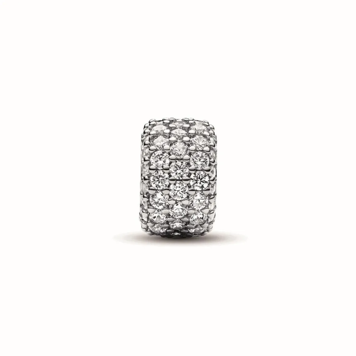 Pandora Charm Triple Rang Pavé Scintillant - Moments Argent | Femme Charms