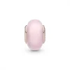 Pandora Charm Verre de Murano Rose Mat Colours | Femme Charms