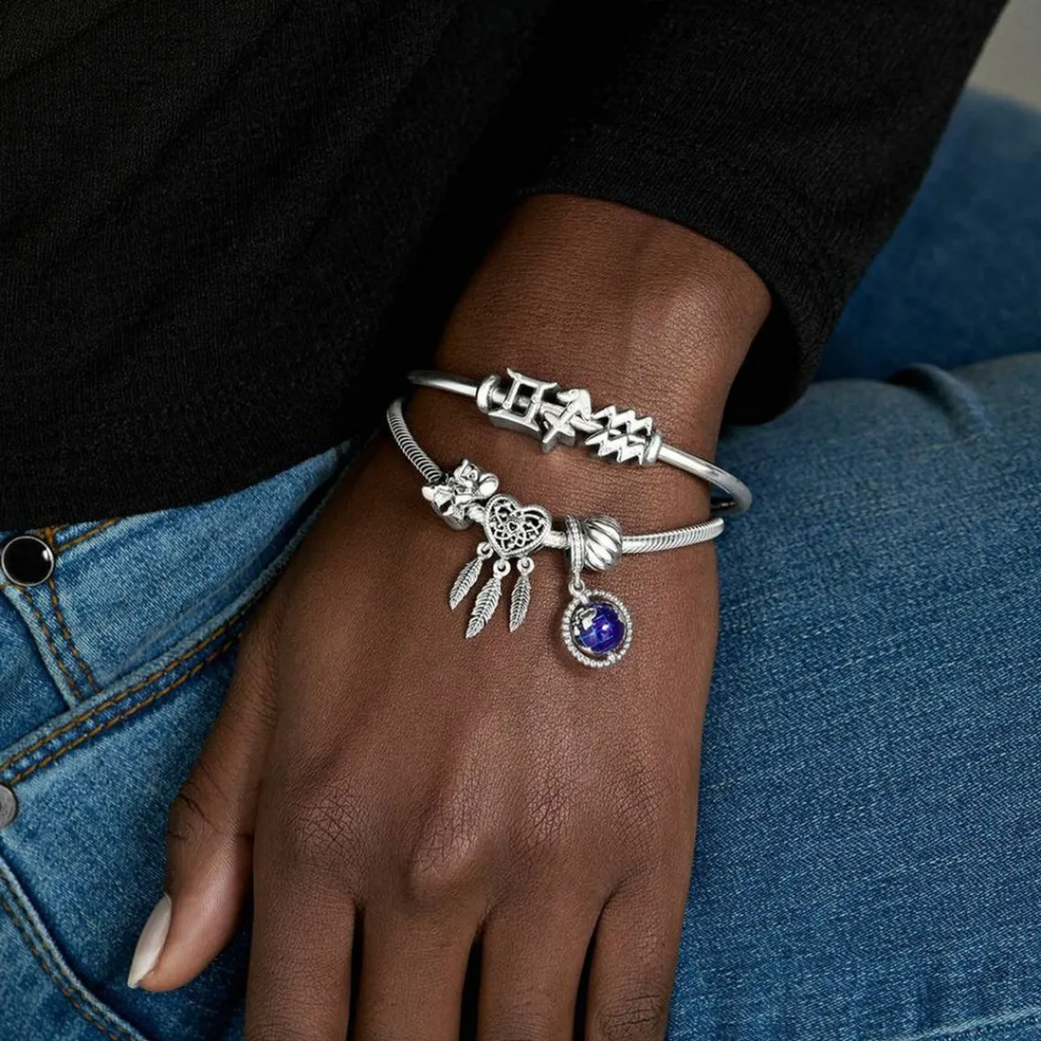 Pandora Charm Zodiaque Gemeaux Signe Astrologique | Femme Charms