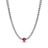 Pandora Choker avec Pendentif Halo Cœur | Femme Collier Et Pendentif