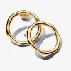 Pandora Clous d’Oreilles Cercle Organique | Femme Boucles D'Oreilles
