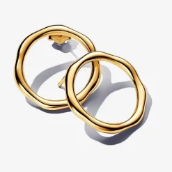 Pandora Clous d’Oreilles Cercle Organique | Femme Boucles D'Oreilles