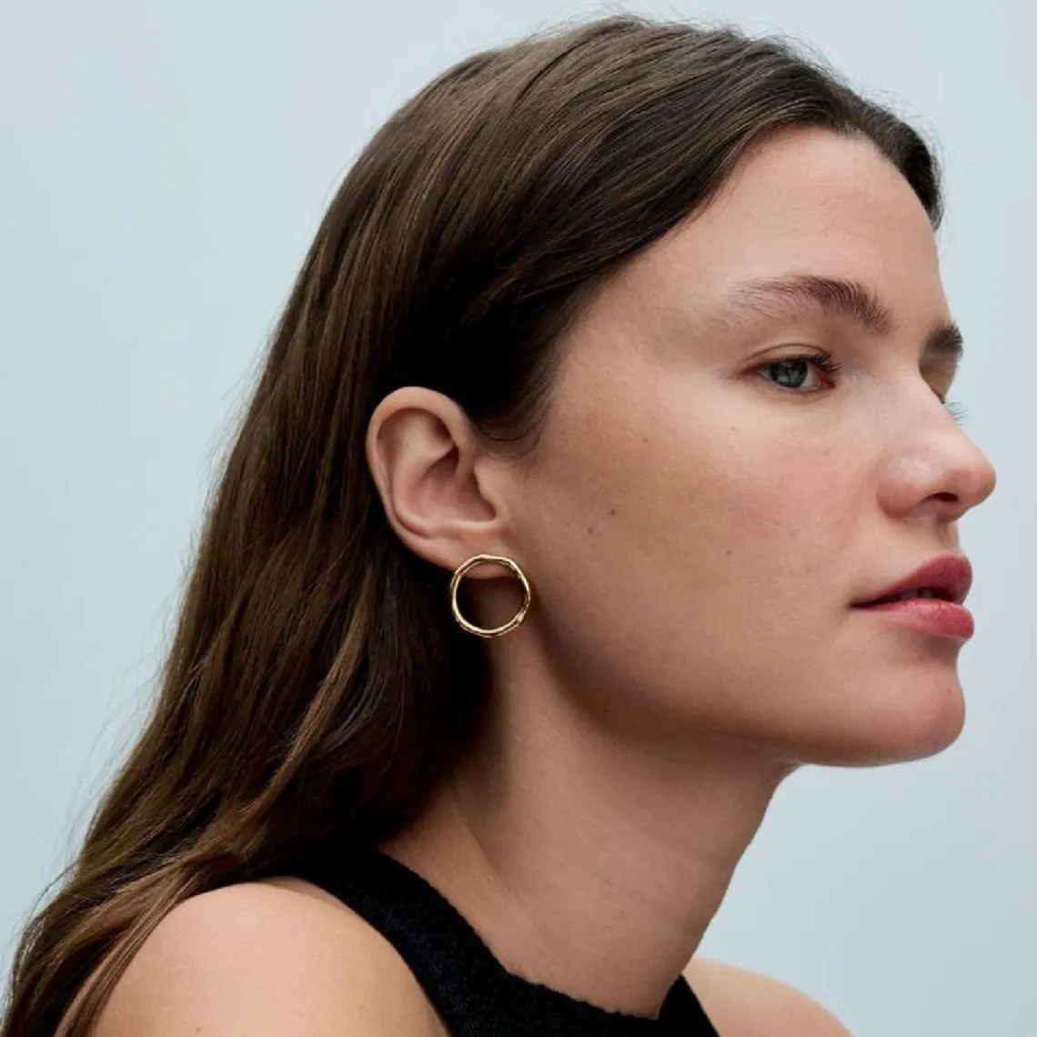 Pandora Clous d’Oreilles Cercle Organique | Femme Boucles D'Oreilles