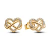 Pandora Clous d’Oreilles Cœur de l’Infini Scintillant | Femme Boucles D'Oreilles