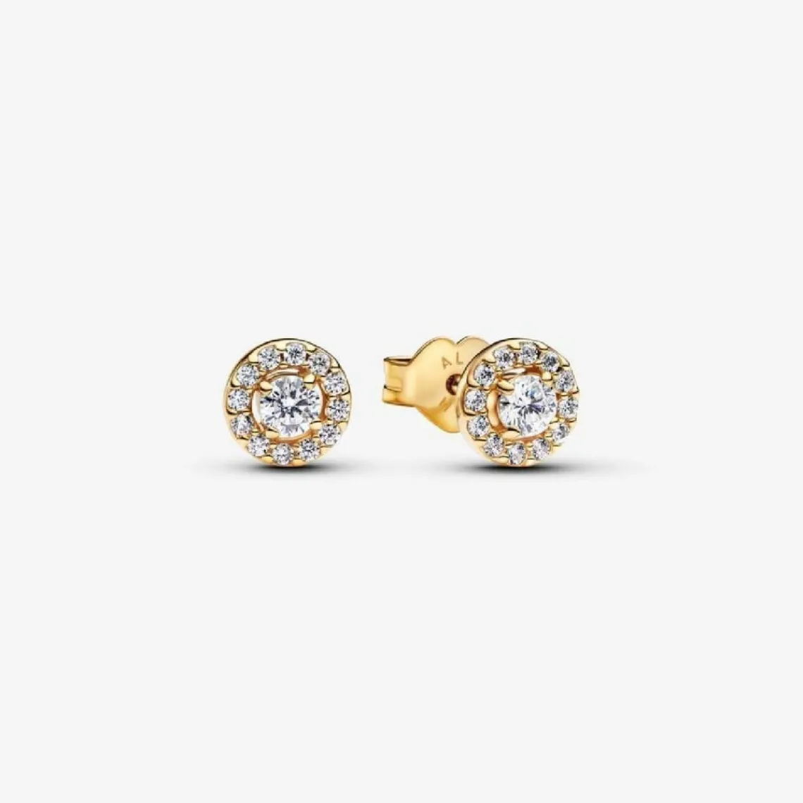 Pandora Clous d’Oreilles Halo Rond Pavé | Femme Boucles D'Oreilles
