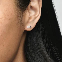 Pandora Clous d'Oreilles Infini Fête des mères | Femme Boucles D'Oreilles
