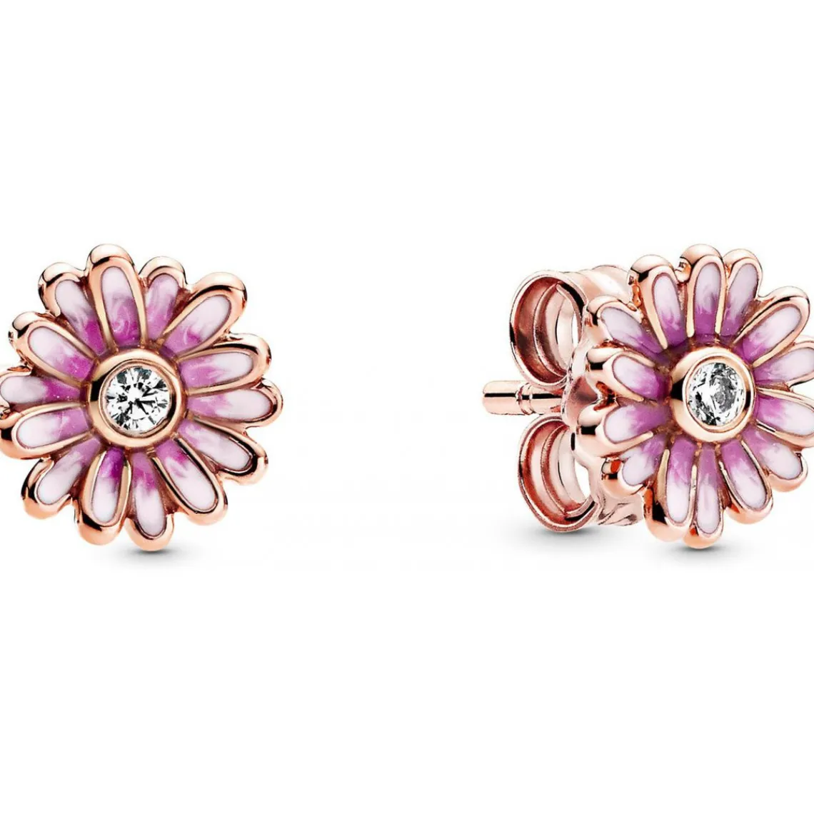 Pandora Clous d Oreilles Marguerites Roses | Femme Boucles D'Oreilles