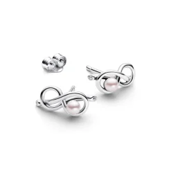 Pandora Clous d'Oreilles Nœud de l'Infini | Femme Boucles D'Oreilles