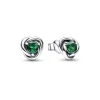 Pandora Clous d’Oreilles - Cercles de l’Éternité Verts | Femme Boucles D'Oreilles