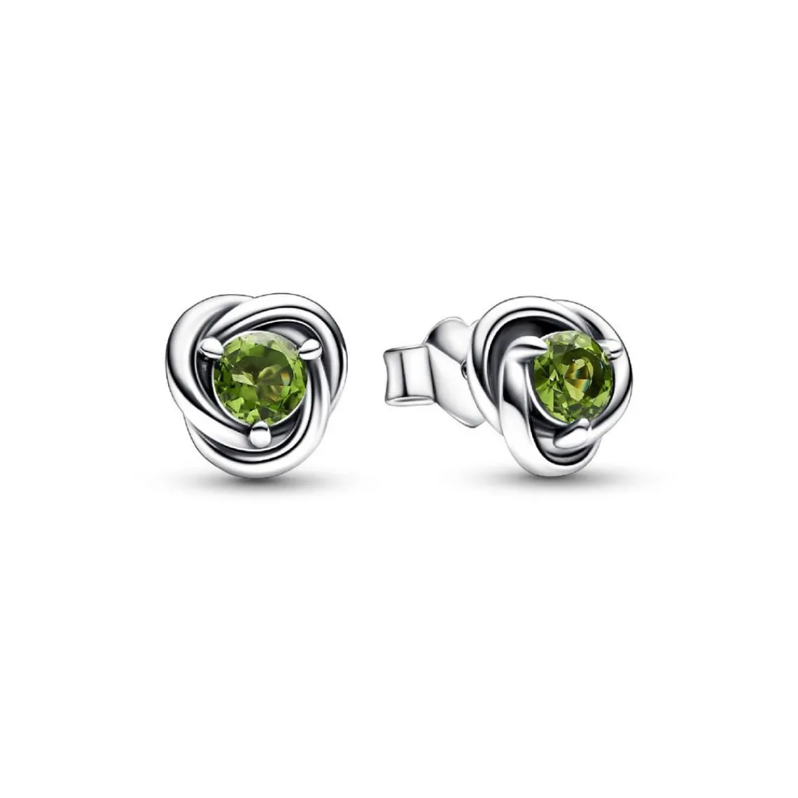 Pandora Clous d’Oreilles - Cercles de l’Éternité Vert Printanier | Femme Boucles D'Oreilles