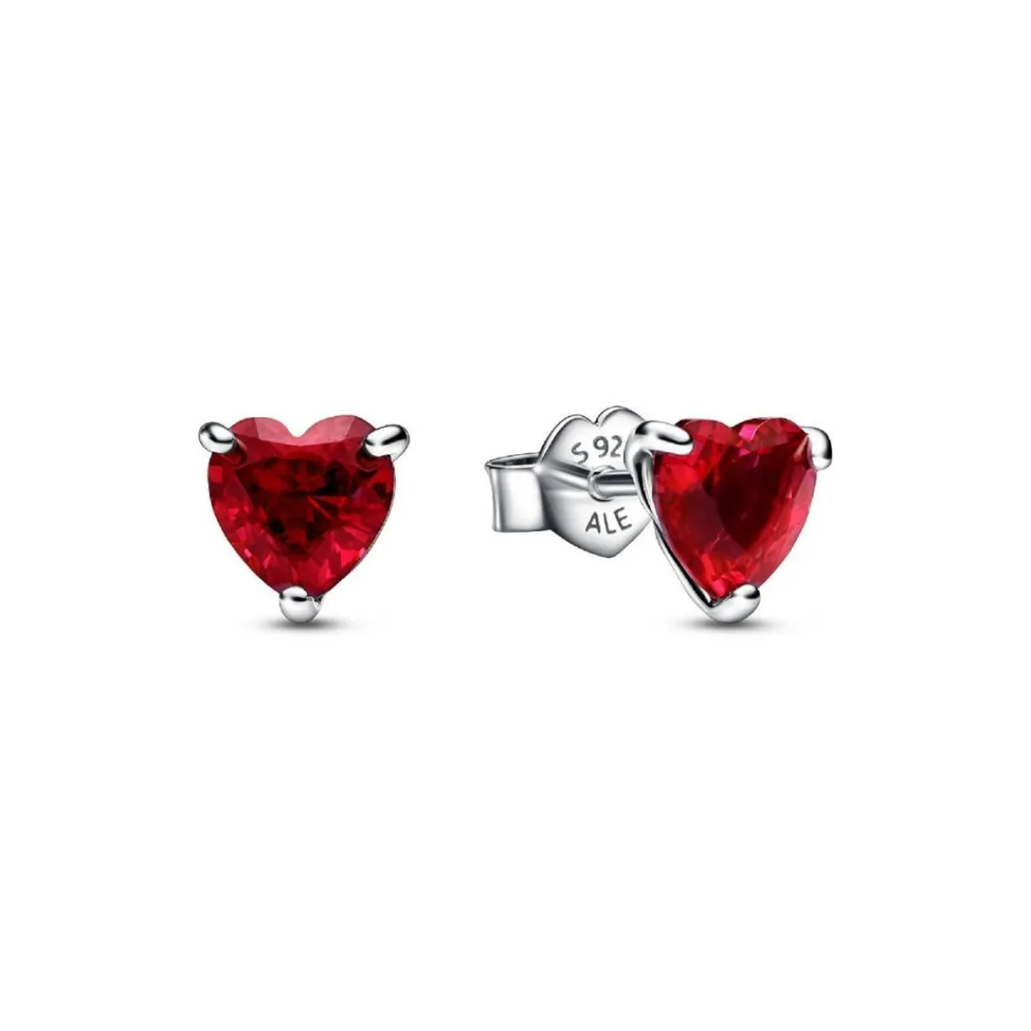 Pandora Clous d’Oreilles - Cœur Rouge | Femme Boucles D'Oreilles