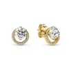 Pandora Clous d’Oreilles Timeless - Halo Rond Scintillant | Femme Boucles D'Oreilles