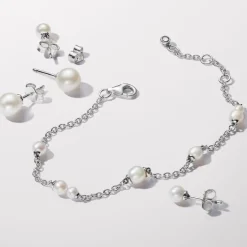 Pandora Clous d’Oreilles Perle de Culture 7 mm | Femme Boucles D'Oreilles