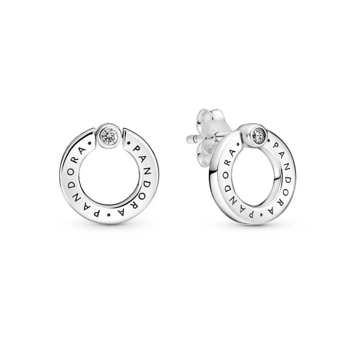 Pandora Clous d'Oreilles Réversibles Pavé & Cercle Signature | Femme Boucles D'Oreilles