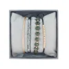 Les Interchangeables Coffret A54367 - Strass Box Jonc Fil Kaki Fonce Femme | Femme Bracelet