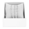 Les Interchangeables Coffret A58670 - 3 Joncs Sertis Fleurs Palladium Femme | Femme Bracelet
