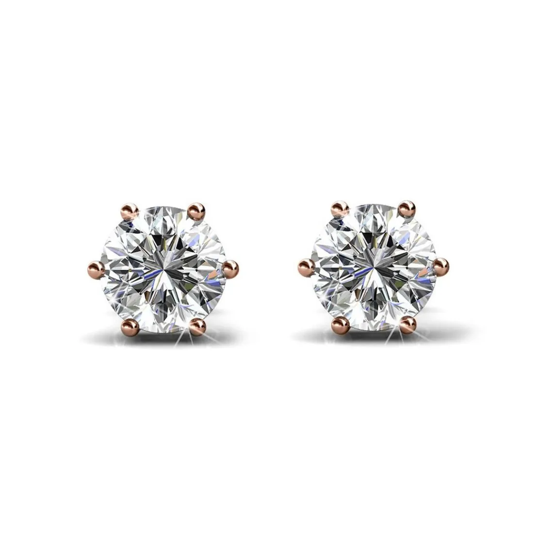 MYC-Paris Coffret Trinity 3 Paires de Boucles D'oreilles Or Rose | Femme Boucles D'Oreilles