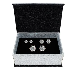 MYC-Paris Coffret Trinity 3 Paires de Boucles D'oreilles Or Rose | Femme Boucles D'Oreilles