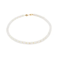 Sloya Collier Blima en pierres Jade blanche | Femme Collier Et Pendentif