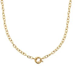 Maison de la Bijouterie Collier Chaine femme Plaqué or YUY00W4Y | Femme Collier Et Pendentif