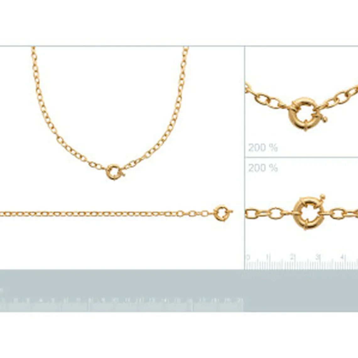 Maison de la Bijouterie Collier Chaine femme Plaqué or YUY00W4Y | Femme Collier Et Pendentif