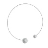 Diva Gioielli Collier et pendentif Eclisse 17333-001 - Argent 925/1000 | Femme Collier Et Pendentif