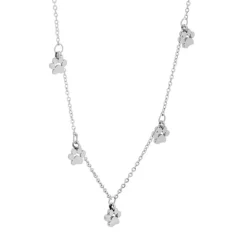 Edforce Collier et pendentif Femme 226-0120-S - Acier Argent | Femme Collier Et Pendentif