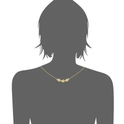 Edforce Collier et pendentif Femme 541-0045-N - Acier Doré | Femme Collier Et Pendentif