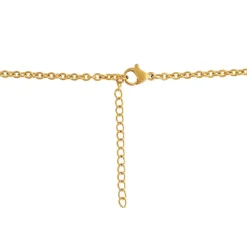 Edforce Collier et pendentif Femme 90-0396-S - Acier Doré | Femme Collier Et Pendentif