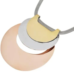 Edforce Collier et pendentif Femme 93-0831-S - Acier argenté | Femme Collier Et Pendentif