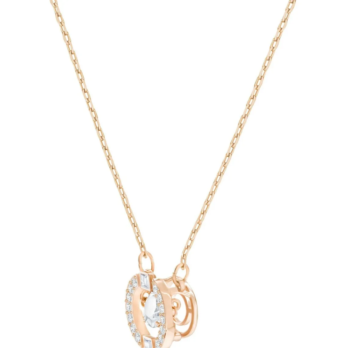 Swarovski Bijoux Collier et pendentif Swarovski 5272364 - Collier et pendentif Cristal Or Rose Femme | Femme Collier Et Pendentif