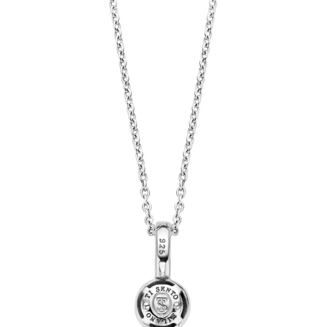 Ti Sento Collier et pendentif 6739ZI - Collier et pendentif Cristaux Blanc Femme | Femme Collier Et Pendentif