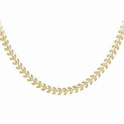 Angèle M Bijoux Collier femme Angèle M - B2881-DORE Acier Doré | Femme Collier Et Pendentif