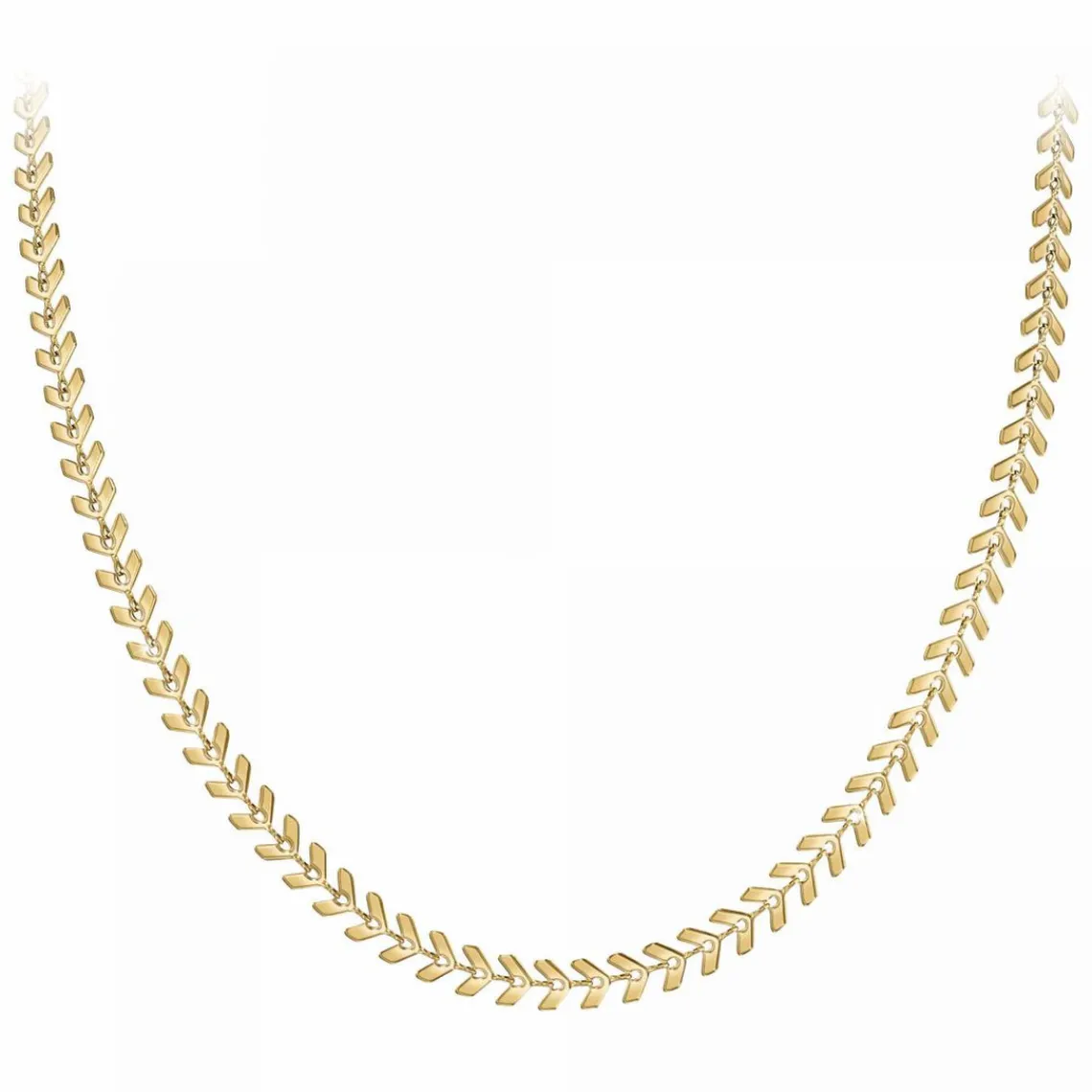 Angèle M Bijoux Collier femme Angèle M - B2881-DORE Acier Doré | Femme Collier Et Pendentif