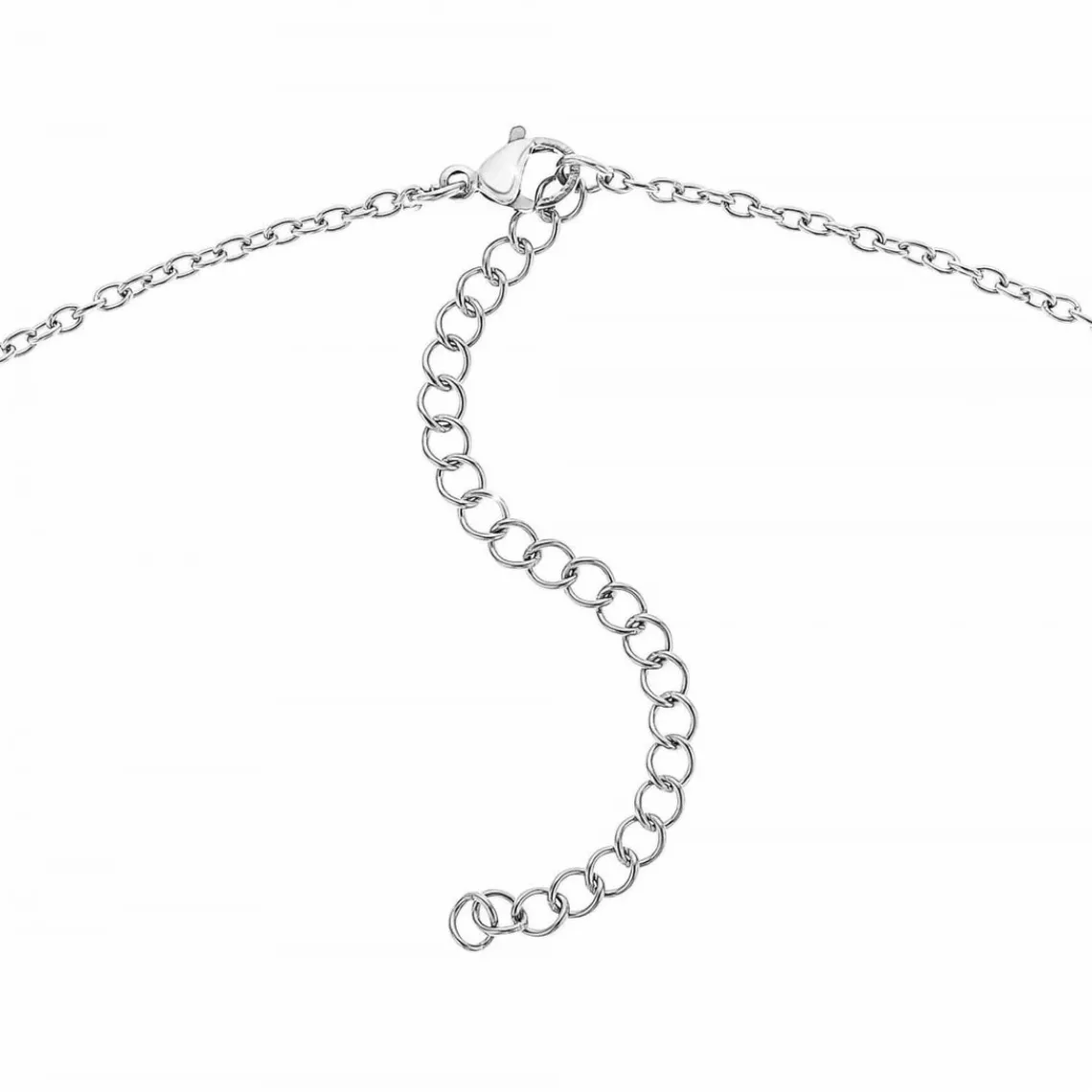 Angèle M Bijoux Collier femme Angèle M B2382-ARGENT - Acier Argent | Femme Collier Et Pendentif