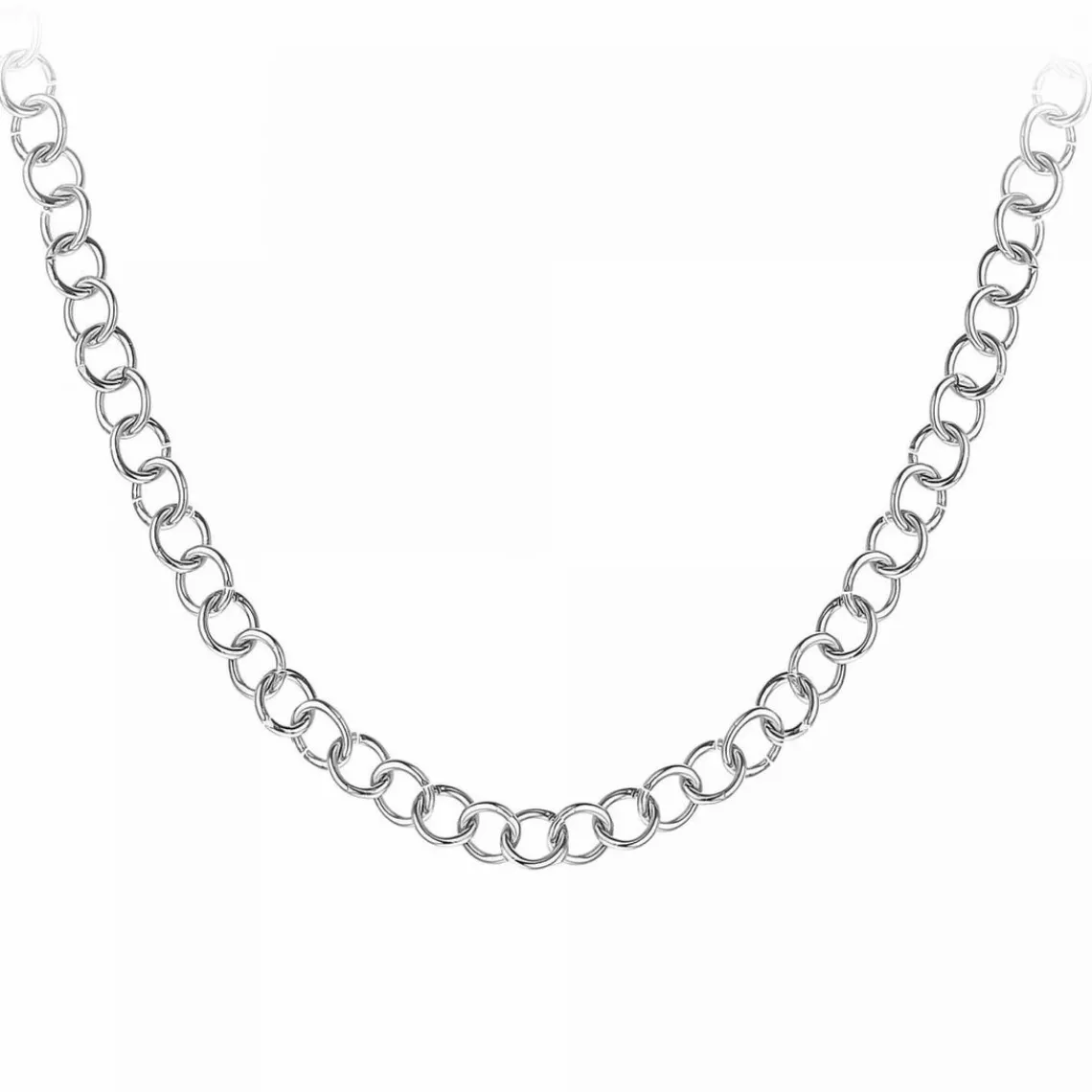 Angèle M Bijoux Collier femme Angèle M B2374-ARGENT - Acier Argent | Femme Collier Et Pendentif