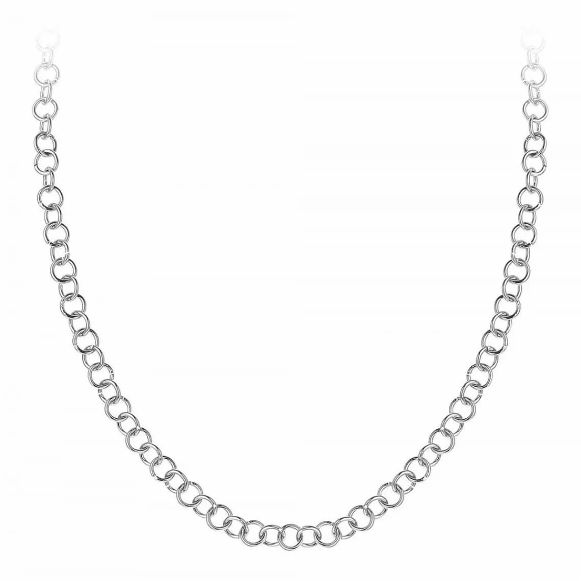Angèle M Bijoux Collier femme Angèle M B2374-ARGENT - Acier Argent | Femme Collier Et Pendentif