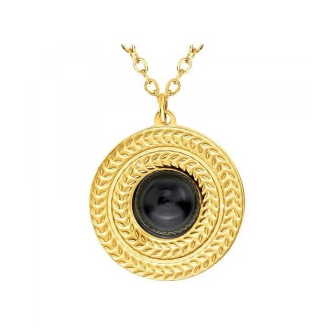 Angèle M Bijoux Collier femme Angèle M B2445-DORE | Femme Collier Et Pendentif