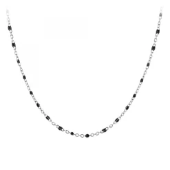 Angèle M Bijoux Collier femme Angèle M B2380-NOIR | Femme Collier Et Pendentif