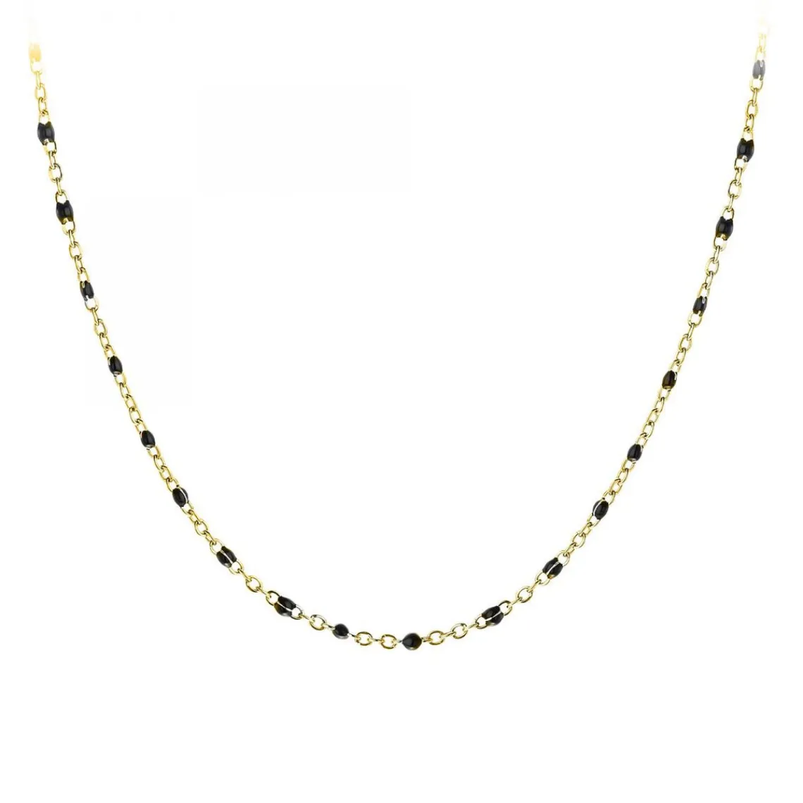 Angèle M Bijoux Collier femme Angèle M B2394-NOIR | Femme Collier Et Pendentif