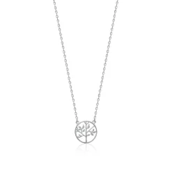 Maison de la Bijouterie Collier Femme Arbre de vie Argent WYZY6545 | Femme Collier Et Pendentif