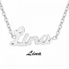 Athème Collier Femme - B2689-ARGENT-LINA Acier Argent | Femme Collier Et Pendentif