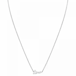 Athème Collier Femme - B2689-ARGENT-LINA Acier Argent | Femme Collier Et Pendentif