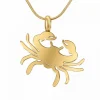 Athème Collier Femme - B2427-CANCER Acier Doré | Femme Collier Et Pendentif
