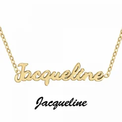 Athème Collier Femme - B2689-DORE-JACQUELINE Acier Doré | Femme Collier Et Pendentif