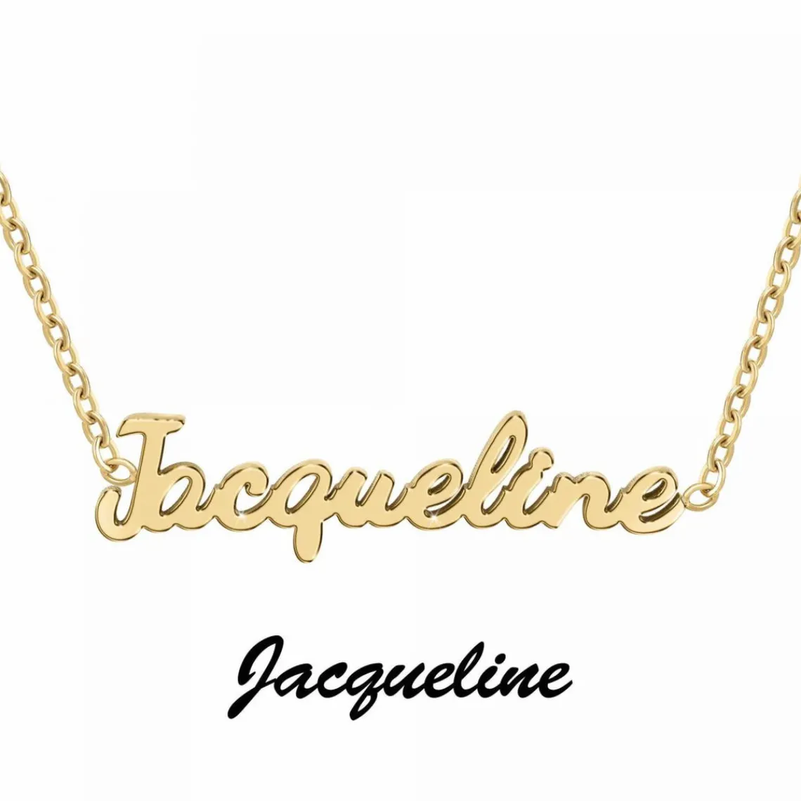 Athème Collier Femme - B2689-DORE-JACQUELINE Acier Doré | Femme Collier Et Pendentif